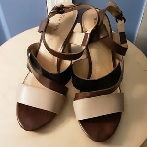Merona Strappy Wooden Heels